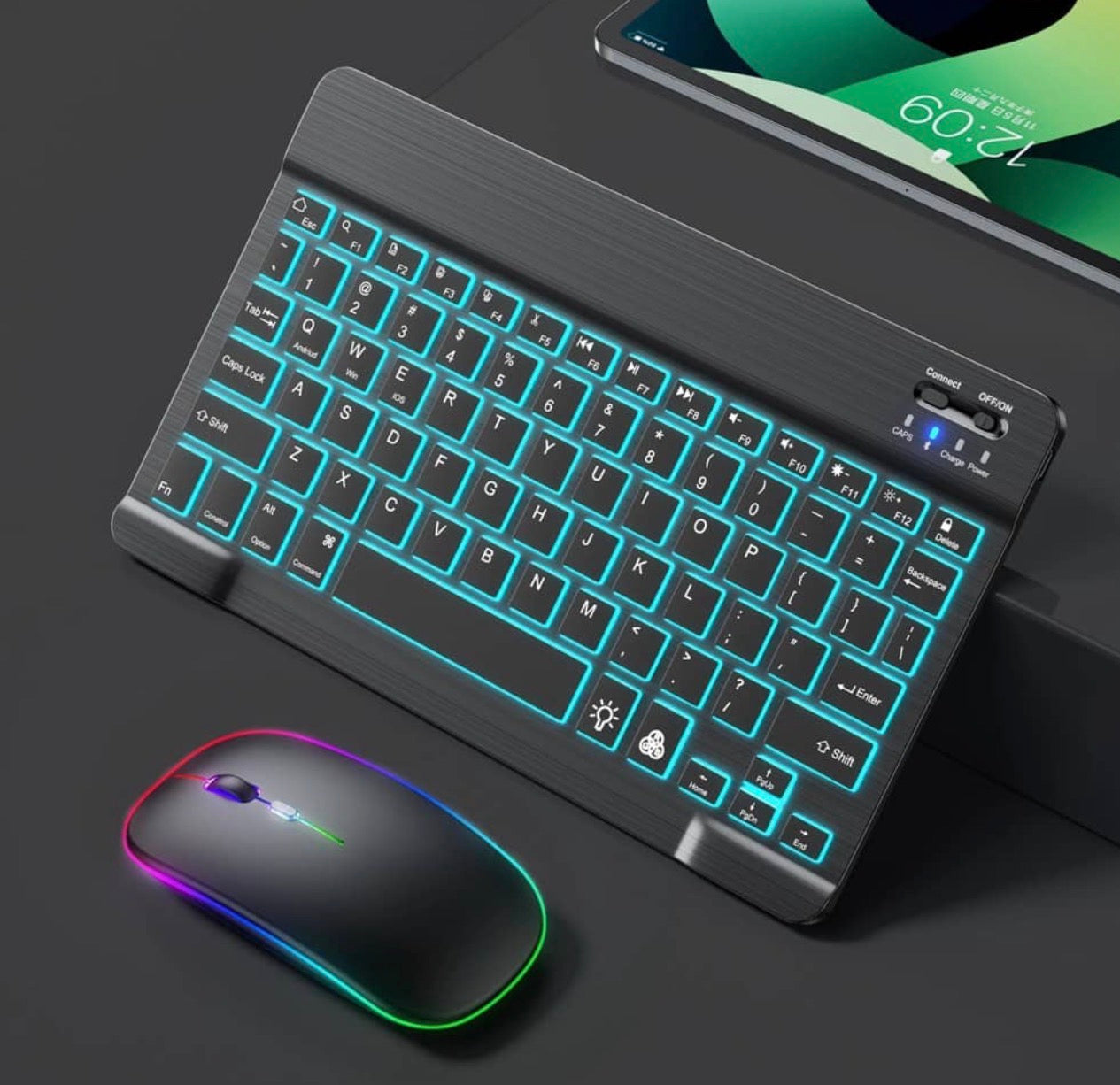 Universal keyboard with backlight