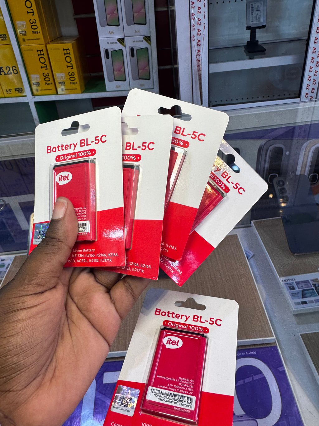 Original small yam battery