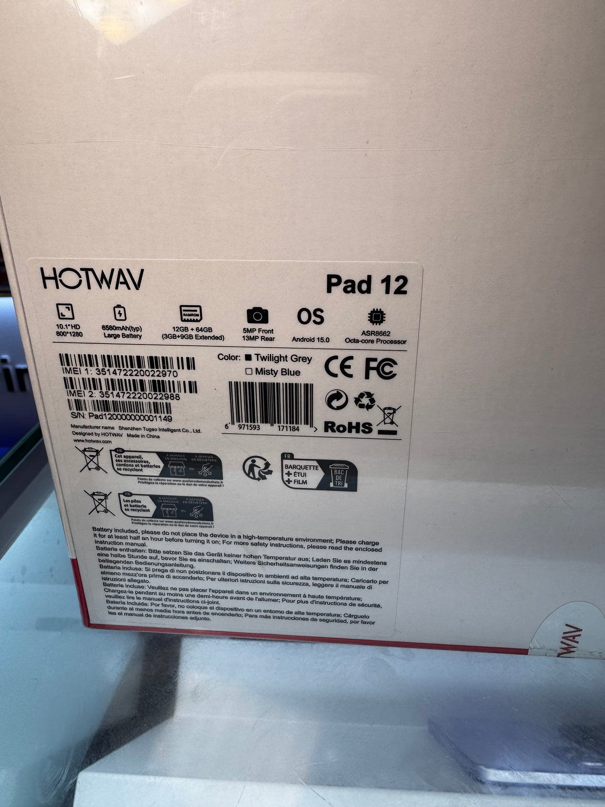 HOTWAV Pad 12